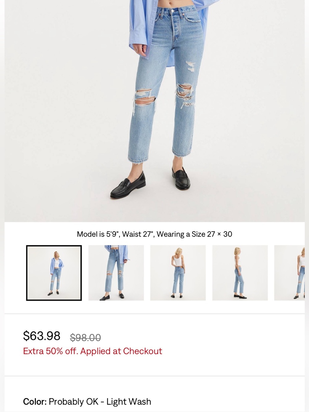 Levi's Wedgie Straight Leg 25x28